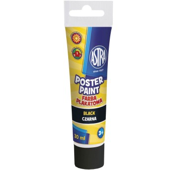 FARBY PLAKATOWE TUBA 30ML. CZARNA 83110909 A'6