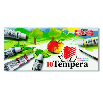 FARBY TEMPERY 162548 16ML 10 KOLORÓW 5143