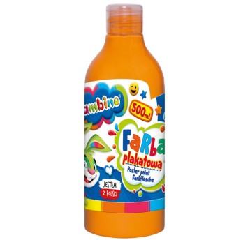 FARBY W BUTELCE BAMBINO 500ML -POMARAŃCZOWA 8764