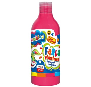 FARBY W BUTELCE BAMBINO 500ML -RÓŻOWA 8740