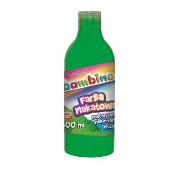 FARBY W BUTELCE BAMBINO 500ML-ZIELONA 8801