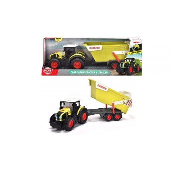 FARM TRAKTOR Z PRZYCZEPĄ 64CM 0678