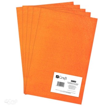 FILC POLIESTROWY A4, 5 SZT. ORANGE 2158 A'6