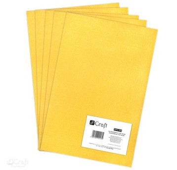 FILC POLIESTROWY A4, 5 SZT. YELLOW