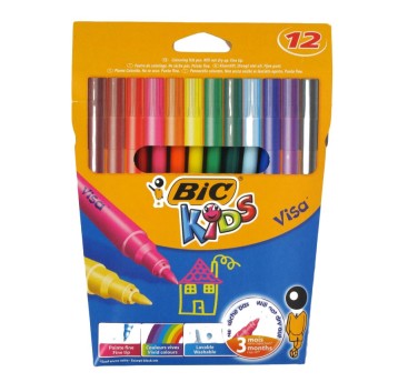 FLAMASTRY BIC KIDS VISA 12KOL. 2758