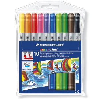 FLAMASTRY DWUSTRONNY NC10 W ETUI 0006