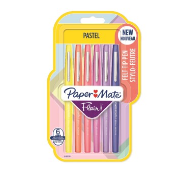 FLAMASTRY FLAIR PASTEL 6KOL BLISTER
