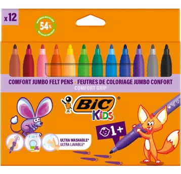 FLAMASTRY JUMBO COMFORT 12SZT. 9598