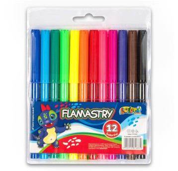 FLAMASTRY KOLORI KOMPLET 12KOL TT7231 6869