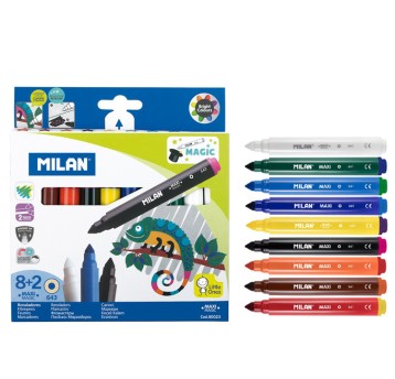 FLAMASTRY MAXI MAGIC, 10 szt. (8 + 2) 0231