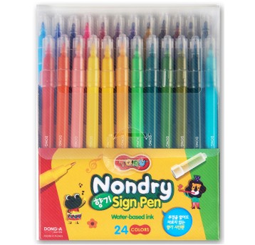 FLAMASTRY PISAKI AROMATYZOWANE 24 kolory Dong-A