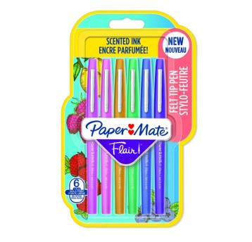 FLAMASTRY PISAKI ZAPACHOWE FLAIR 6KOL 2138466