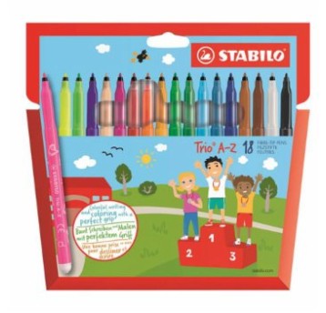 FLAMASTRY STABILO POWER 18KOL 0184