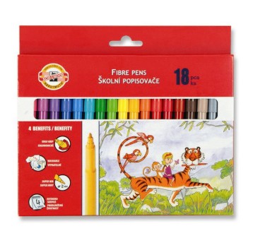 FLAMASTRY SZKOLNE 771002/AH 18KOL W KARTO 1976