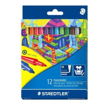 FLAMASTRY SZKOLNE NORIS CLUB 12KOL STEADTLER 5711