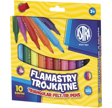 FLAMASTRY TRÓJKATNE JUMBO 10KOL. 314114001