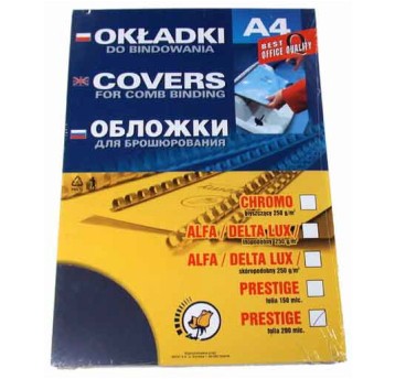 FOLIA DO BINDOWANIA A4 0,2MM BEZBARWNA (100) 1356