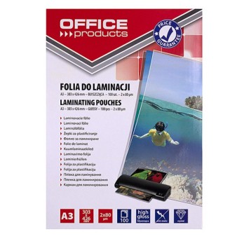 FOLIA DO LAMINACJI A3 BŁYSZ.100SZT.2X80MIKR.9227