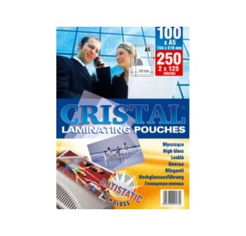 FOLIA LAMIN. PE ARKUSZ A5 125MIC STAND BŁYSK ANTYS