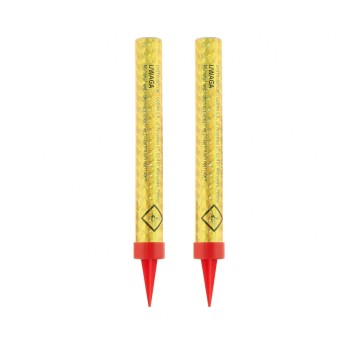 FONTANNY PARTY HOLOGRAFICZNE ZŁOTE 12CM 2SZT