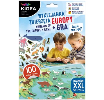 GDZIE ONE ŻYJĄ? ZWIERZĘTA EUROPY + GRA KIDEA 8558