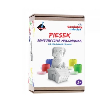 GENIALNY DZIECI. MALOWANKA DO MALOW.PALCAMI-PIESEK
