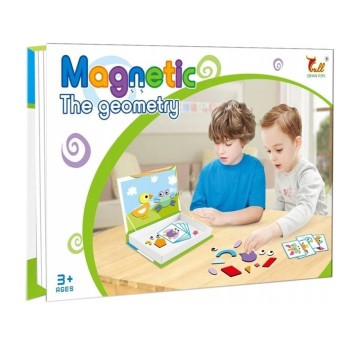 GENIALNY DZIECIAK FIGURY GEOMATRYCZNE MAGNET. 0738