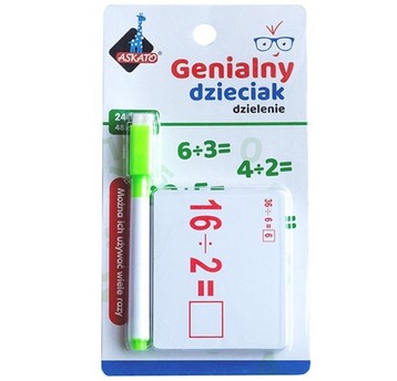 GENIALNY DZIECIAK-FISZKI ARYTMET.-DZIELENIE 0219