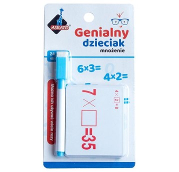 GENIALNY DZIECIAK - FISZKI ARYTMET.- MNOŻENIE 0202