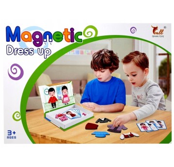 GENIALNY DZIECIAK MAGNETYCZNE OBRAZKI-UBRANIA 0721