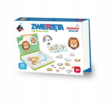 GENIALNY DZIECIAK OBRAZKI MAGNET. - ZWIERZĘTA 0745