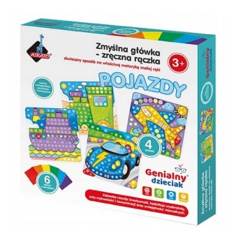 GENIALNY DZIECIAK - ZRĘCZNA RĄCZKA POJAZDY 9632