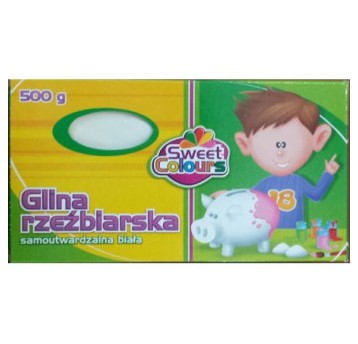 GLINA RZEŹBIARSKA SAMOUTWARDZALNA BIAŁA 500G