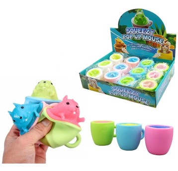 GNIOTEK MYSZ W FILIZANCE DO SCISKANIA 8624 A'12