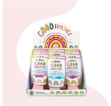 GOOD FEELINGS Zwijana linijka-bransoletka 25 cm