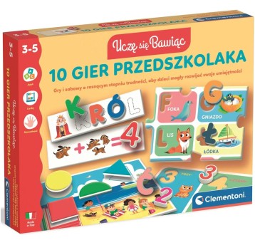 GRA 10 GIER PRZEDSZKOLAKA CLEMENTONI 4213