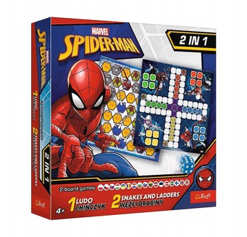 GRA 2W1 CHIŃCZYK WĘŻE I DRABINY SPIDER-MAN 02419