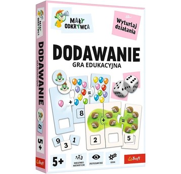 GRA DODAWANIE MAŁY ODKRYWCA RODZINA TREFLIK 02805