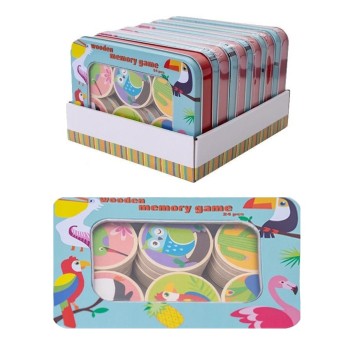 GRA DREWNIANA MEMORY 24 ELEMENTY 7478
