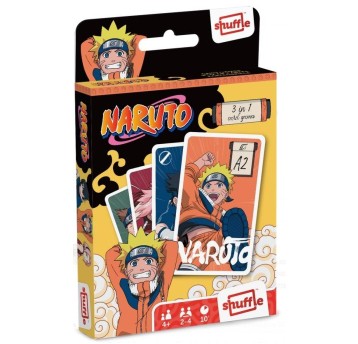 GRA KARCIANA 3W1 NARUTO CARTAMUNDI
