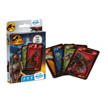 GRA KARCIANA JURASSIC WORLD 4W1 1048