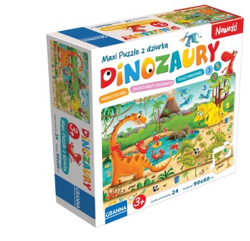 GRA MAXI PUZZLE DINOZAURY 4410