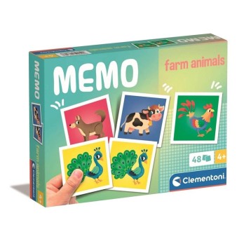 GRA PLANSZOWA CLEMENTONI MEMO ZWIERZĄTKA 3166