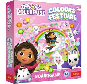 GRA PLANSZOWA COLOURS GABBY'S DOLLHOUSE