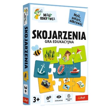 GRA SKOJARZENIA MAŁY ODKRYWCA TREFLIKI 02808
