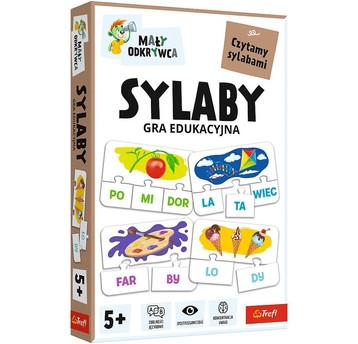 GRA SYLABY MAŁY ODKRYWCA RODZINA TREFLIKÓW 02813