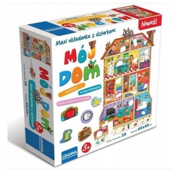 GRA UKŁADANKA MAXI MÓJ DOM 4427