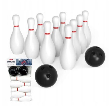 Gra w kręgle 10 szt + 2 kule 3815