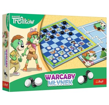 GRA WARCABY I MŁYNEK RODZINA TREFLIKÓW 02658