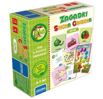 GRA ZAGADKI SMOKA OBIBOKA ZIELONE 3574